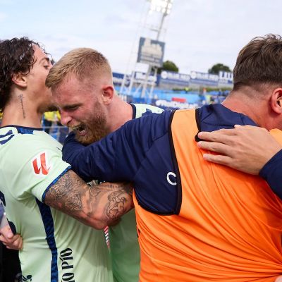 Celebración amarilla en Getafe (@UDLP_Oficial)