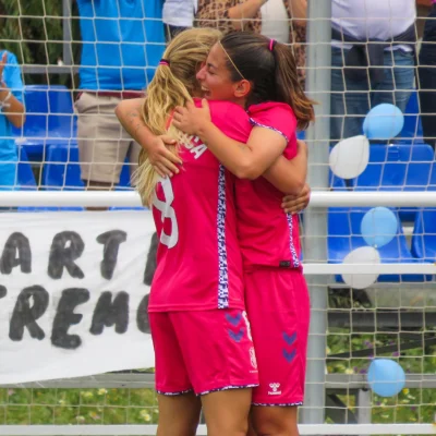 Celebración de un gol del Tenerife (CD Tenerife)