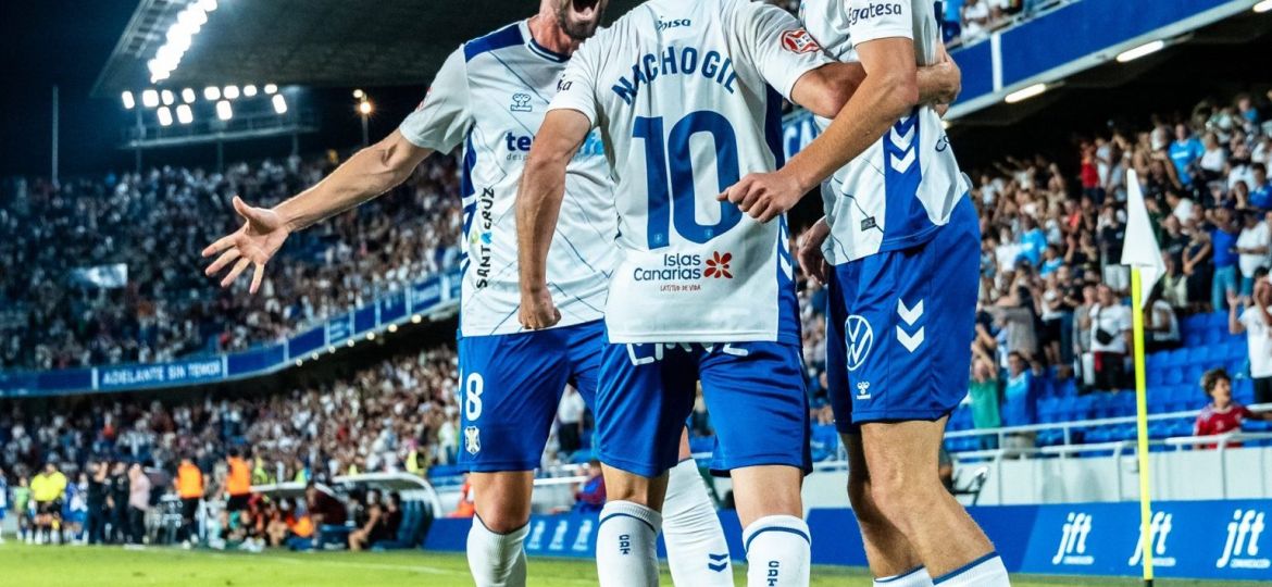 Celebración del gol de Nacho Gil (CD Tenerife)|Celebración del gol de Nacho Gil (CD Tenerife)