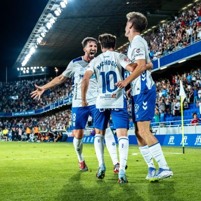 Celebración del gol de Nacho Gil (CD Tenerife)|Celebración del gol de Nacho Gil (CD Tenerife)