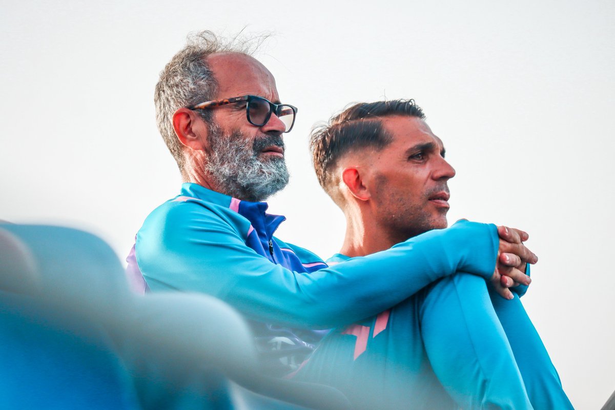 Álvaro Cervera, junto a Roberto Perera (CD TENERIFE).