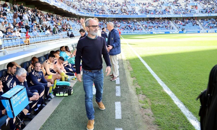 Cervera antes del Tenerife- Cádiz (LA LIGA)