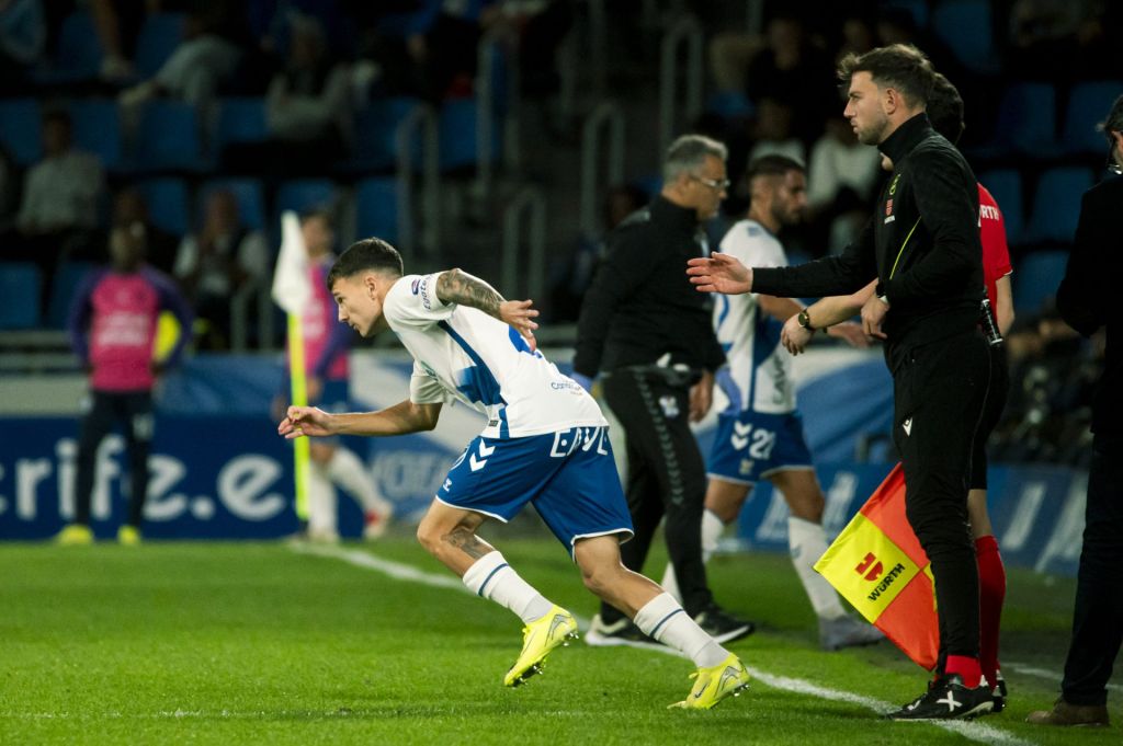 César Álvarez en su debut con el CD Tenerife (CD TENERIFE)