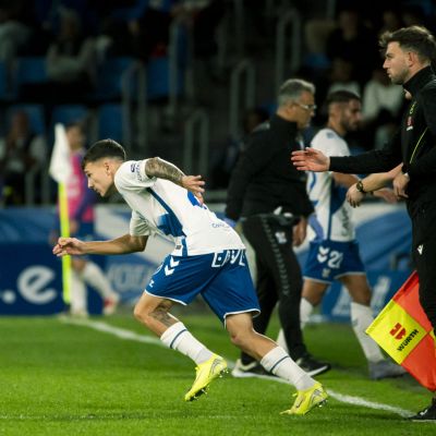 César Álvarez en su debut con el CD Tenerife (CD TENERIFE)