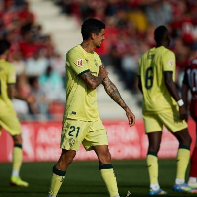 Chumi en el duelo en Miranda de Ebro (La Liga)