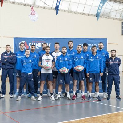 Foto de familia del Cisneros antes de los playoffs (CEDIDA)