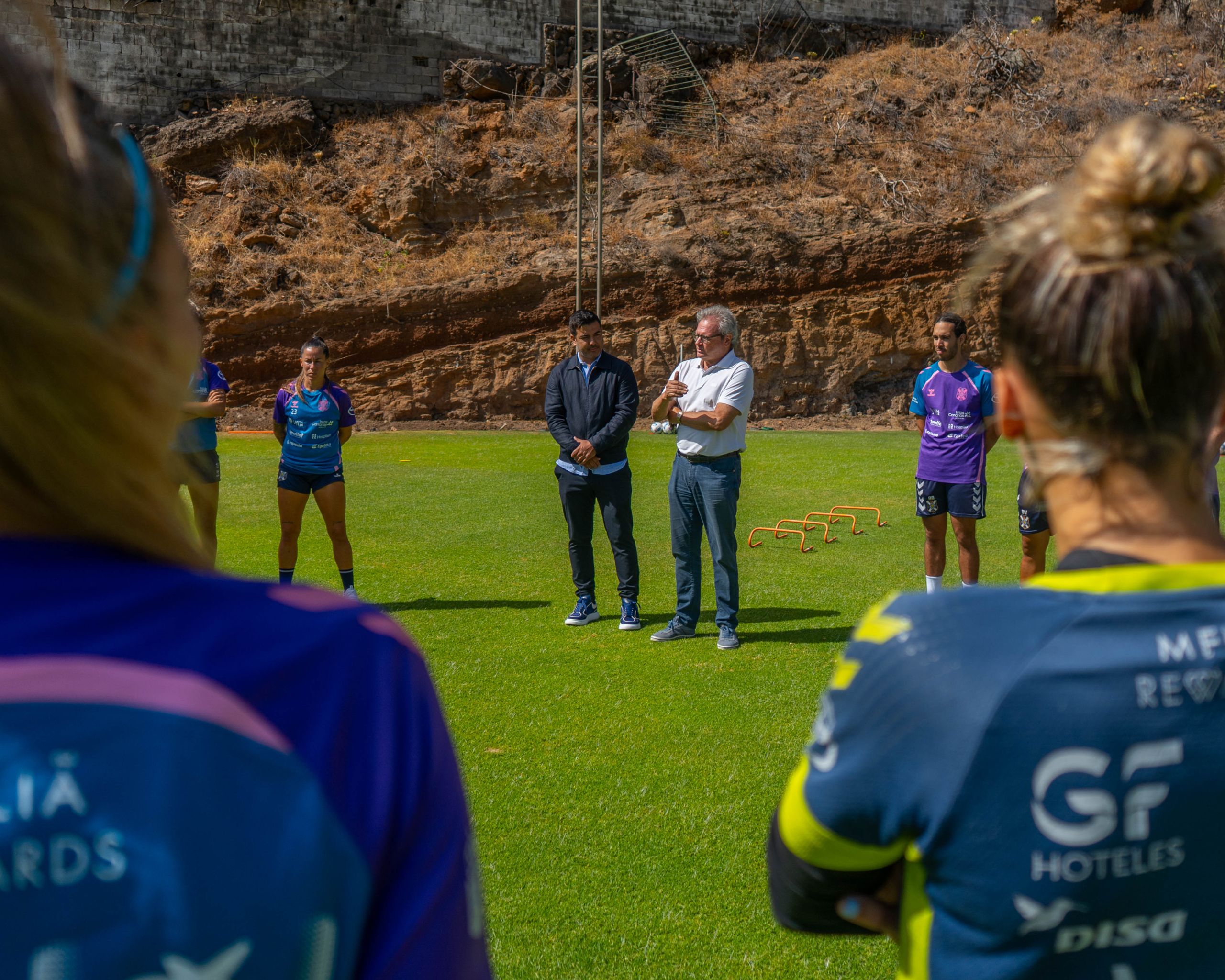 Visita de Rayco García al Mundialito (CEDIDA)