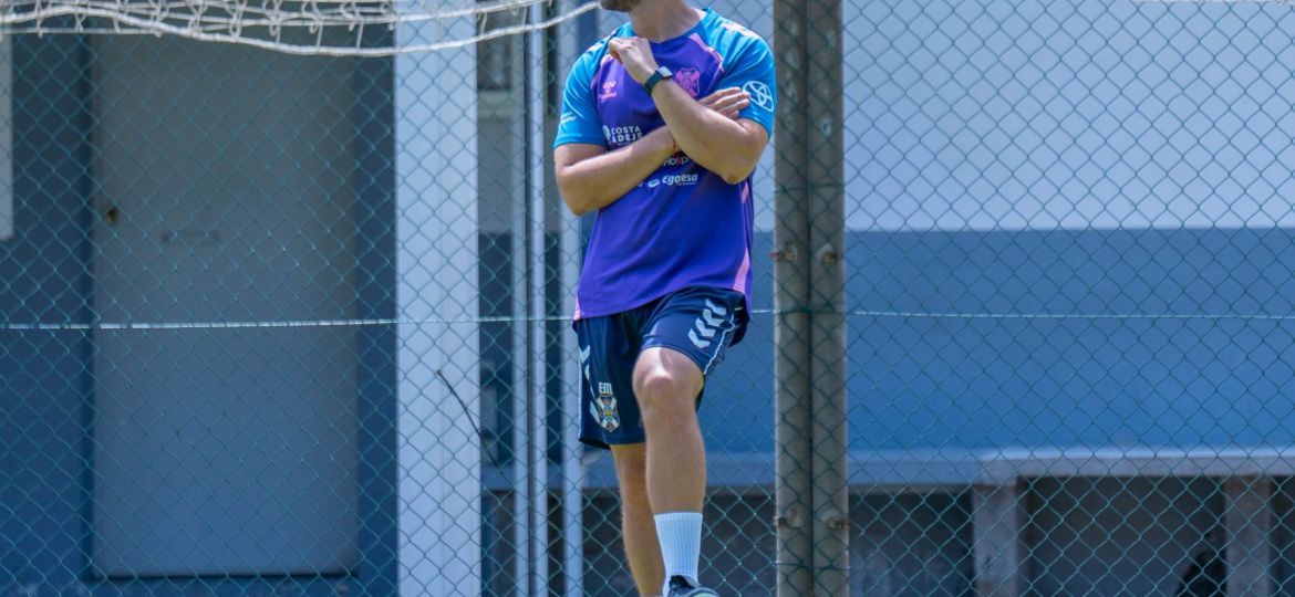 Eder Maestre durante una sesión de entrenamiento (CEDIDA)