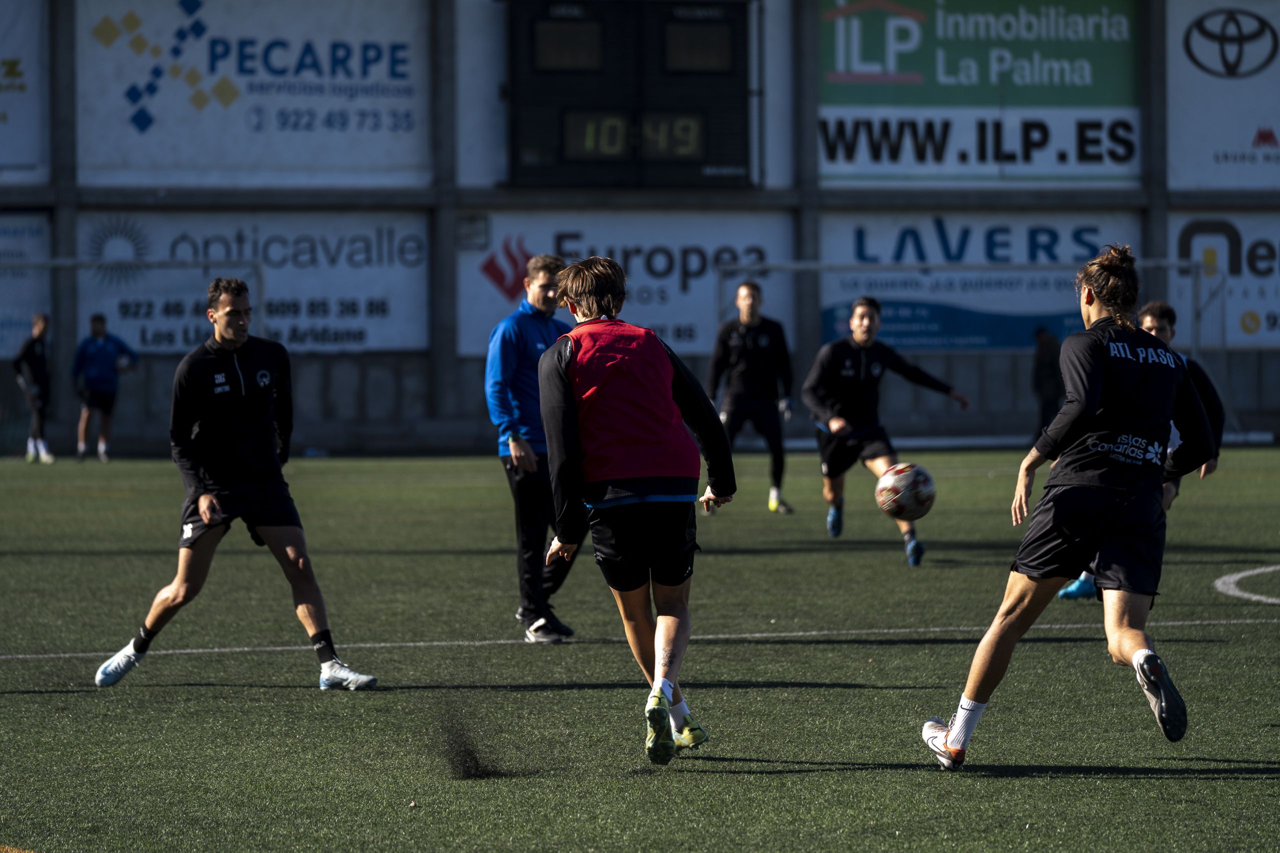 Un entrenamiento del Atlético Paso. (ATLÉTICO PASO)