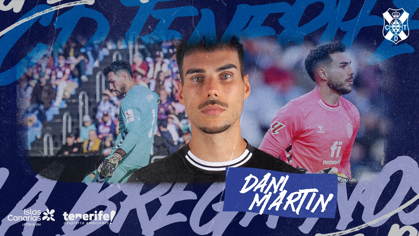 Dani Martín, nuevo portero del conjunto blanquiazul (CD Tenerife)