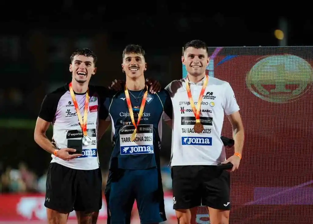 David Delgado, oro en los 400 metros vallas (CEDIDA)