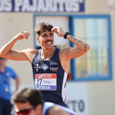 David Delgado tras la prueba (CEDIDA)