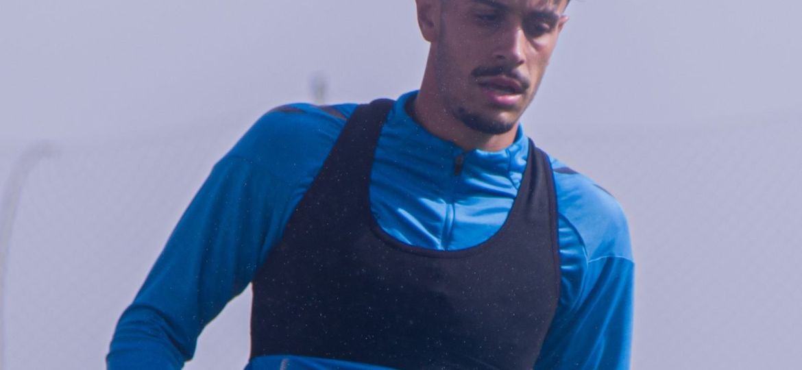 David Rodríguez entrenando en la Ciudad Deportiva (@CDTOficial)