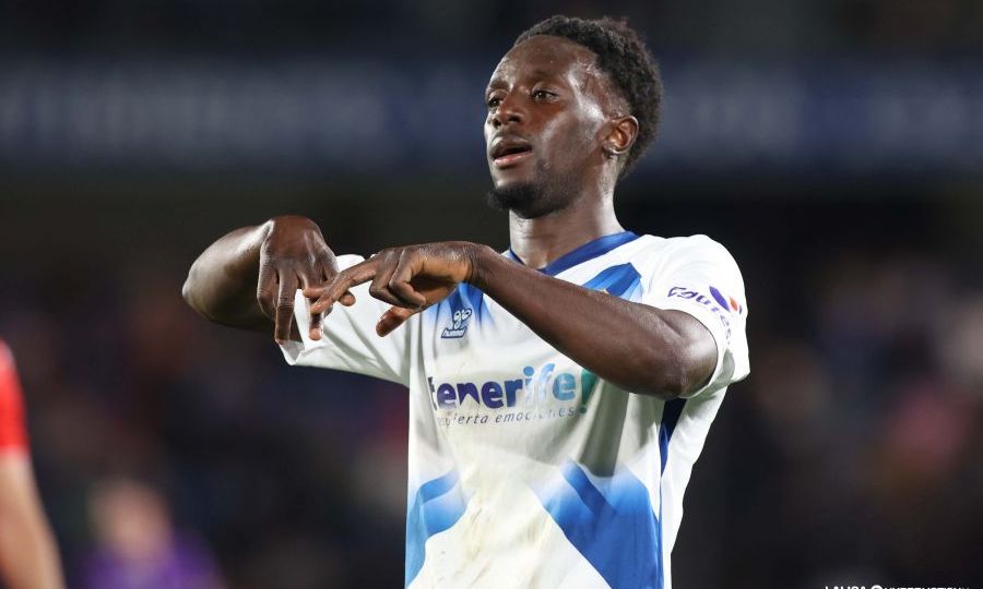 Diarra celebra su gol al Córdoba (LA LIGA)