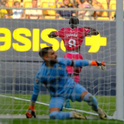Diarra celebra su gol en Cádiz (LA LIGA)
