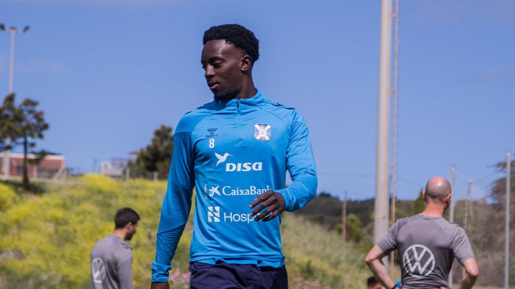 Diarra durante un entrenamiento (@CDTOficial)