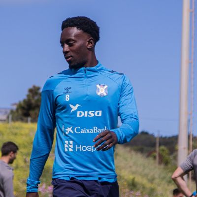 Diarra durante un entrenamiento (@CDTOficial)