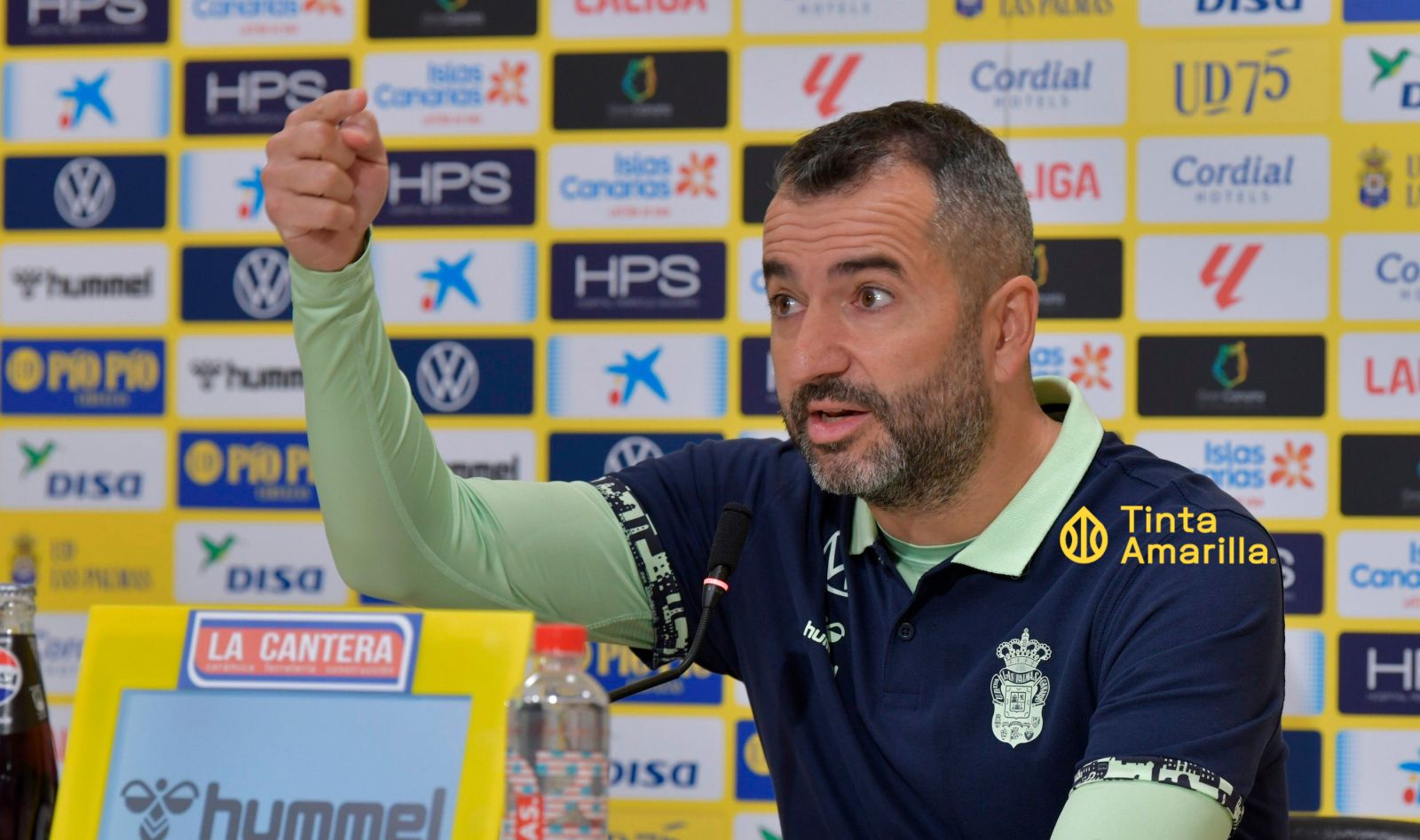 Diego Martínez en sala de prensa (TINTAAMARILLA.ES / C. Torres)
