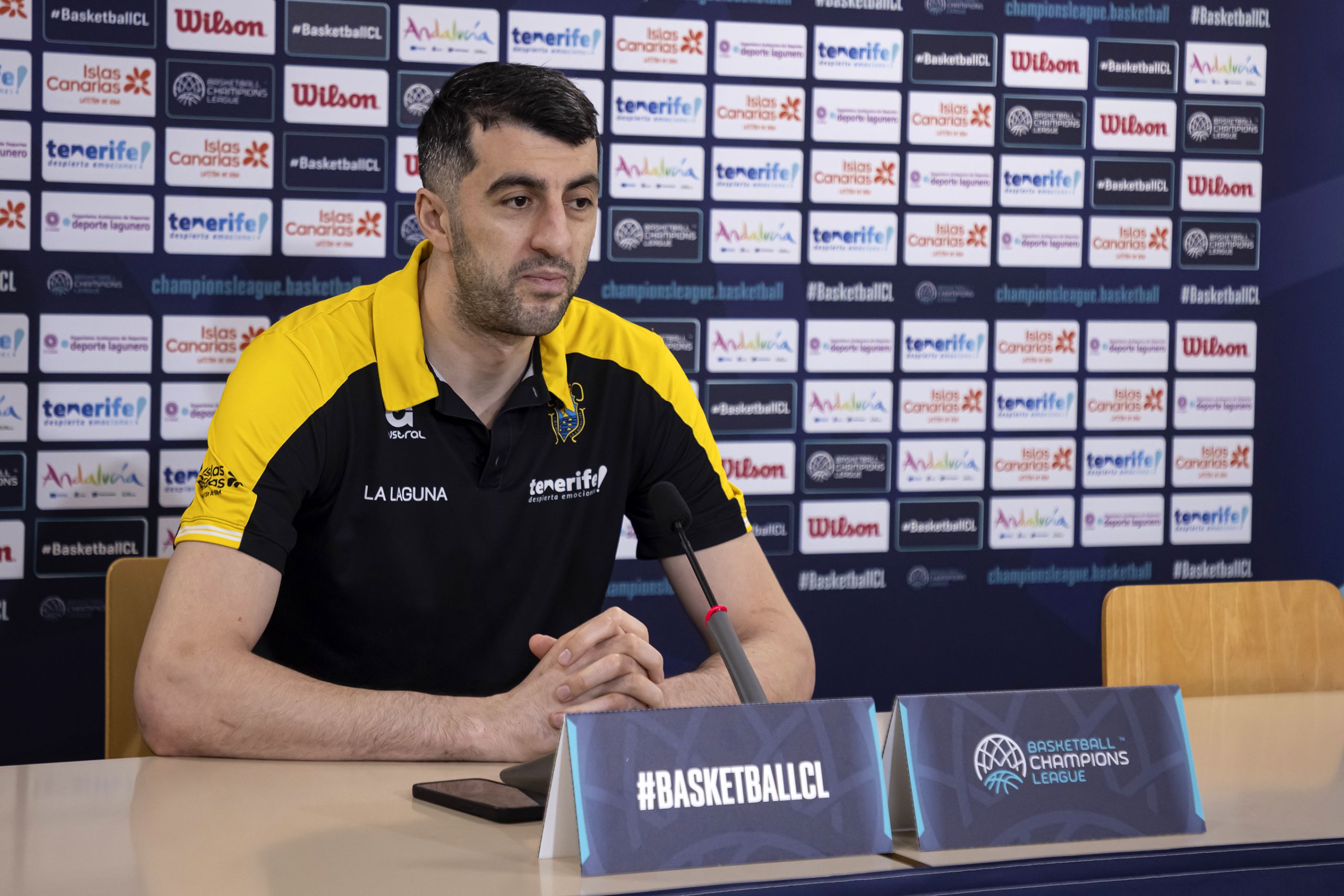 Gio Shermadini en rueda de prensa (CEDIDA)