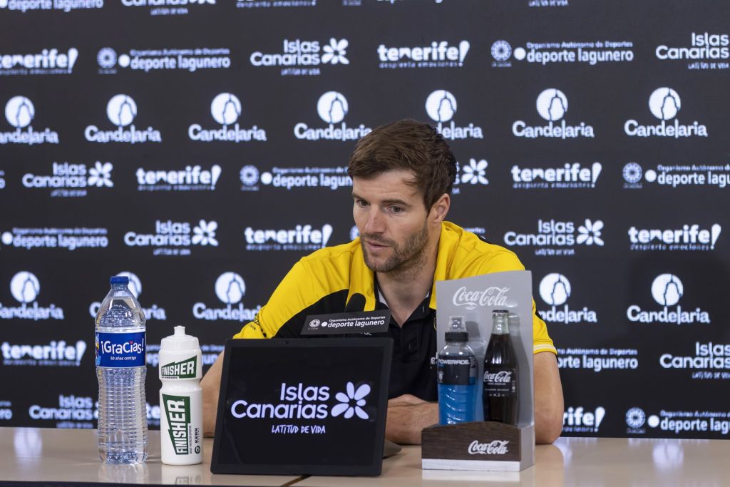Aaron Doornekamp en sala de prensa (CEDIDA)