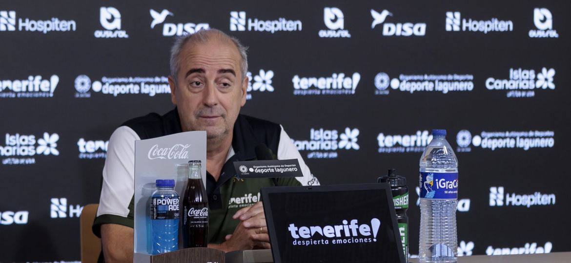 Txus Vidorreta en rueda de prensa (CB Canarias)