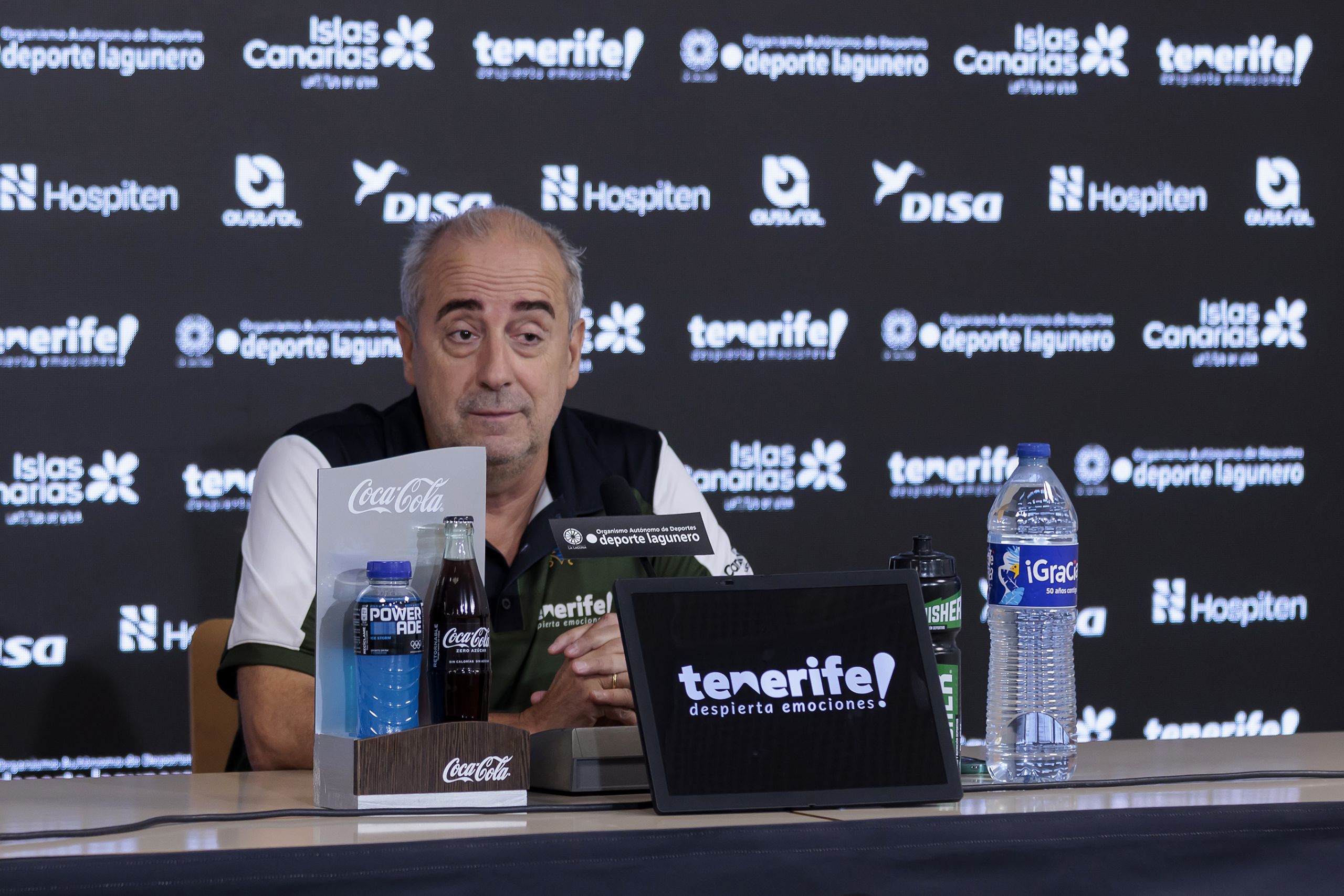 Txus Vidorreta en rueda de prensa (CB Canarias)
