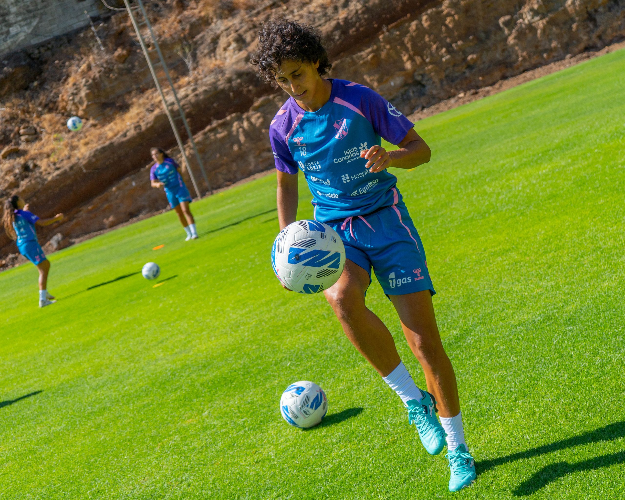 Elba Vergés en un entrenamiento (CEDIDA)