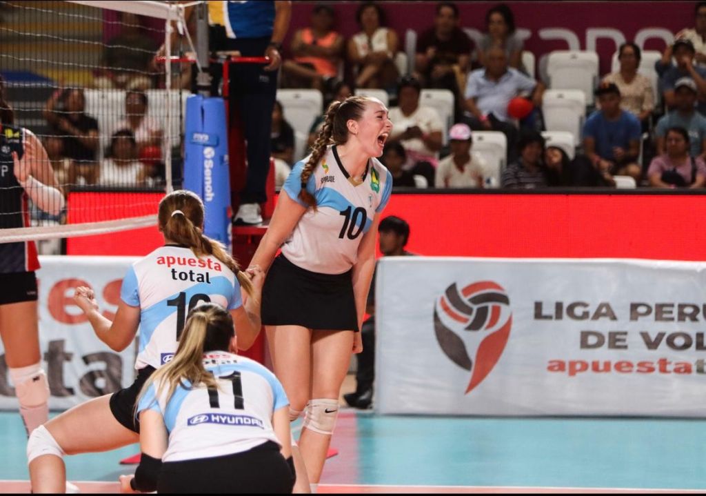 Emily Zinger durante un partido (CEDIDA)