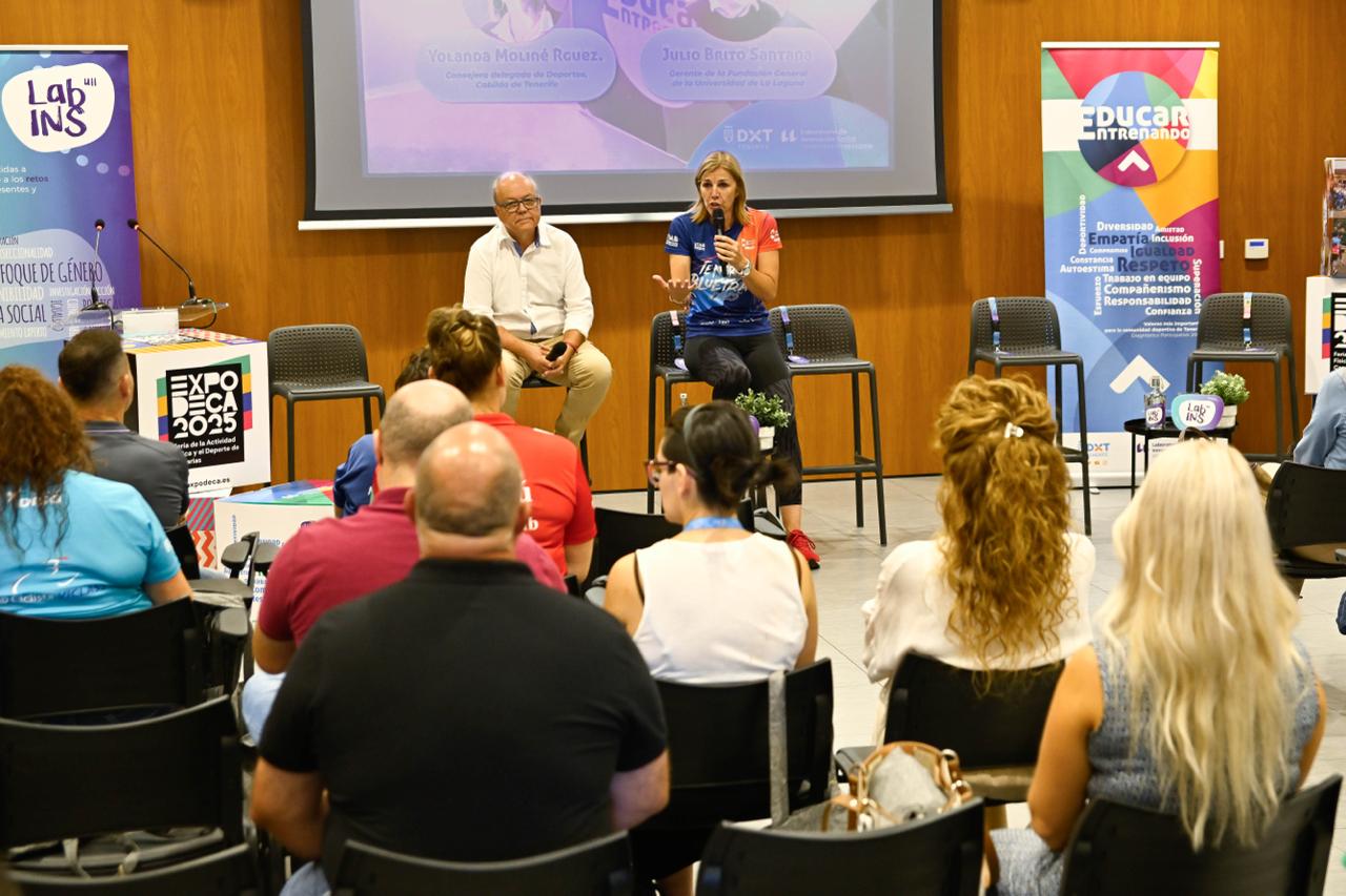 Yolanda Moliné en el programa Educar Entrenando (CEDIDA)