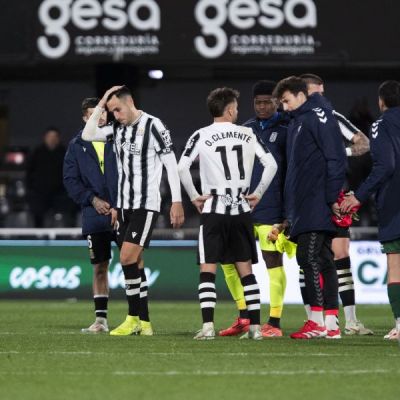 El Cartagena lamenta la derrota ante el Éibar (LaLiga)