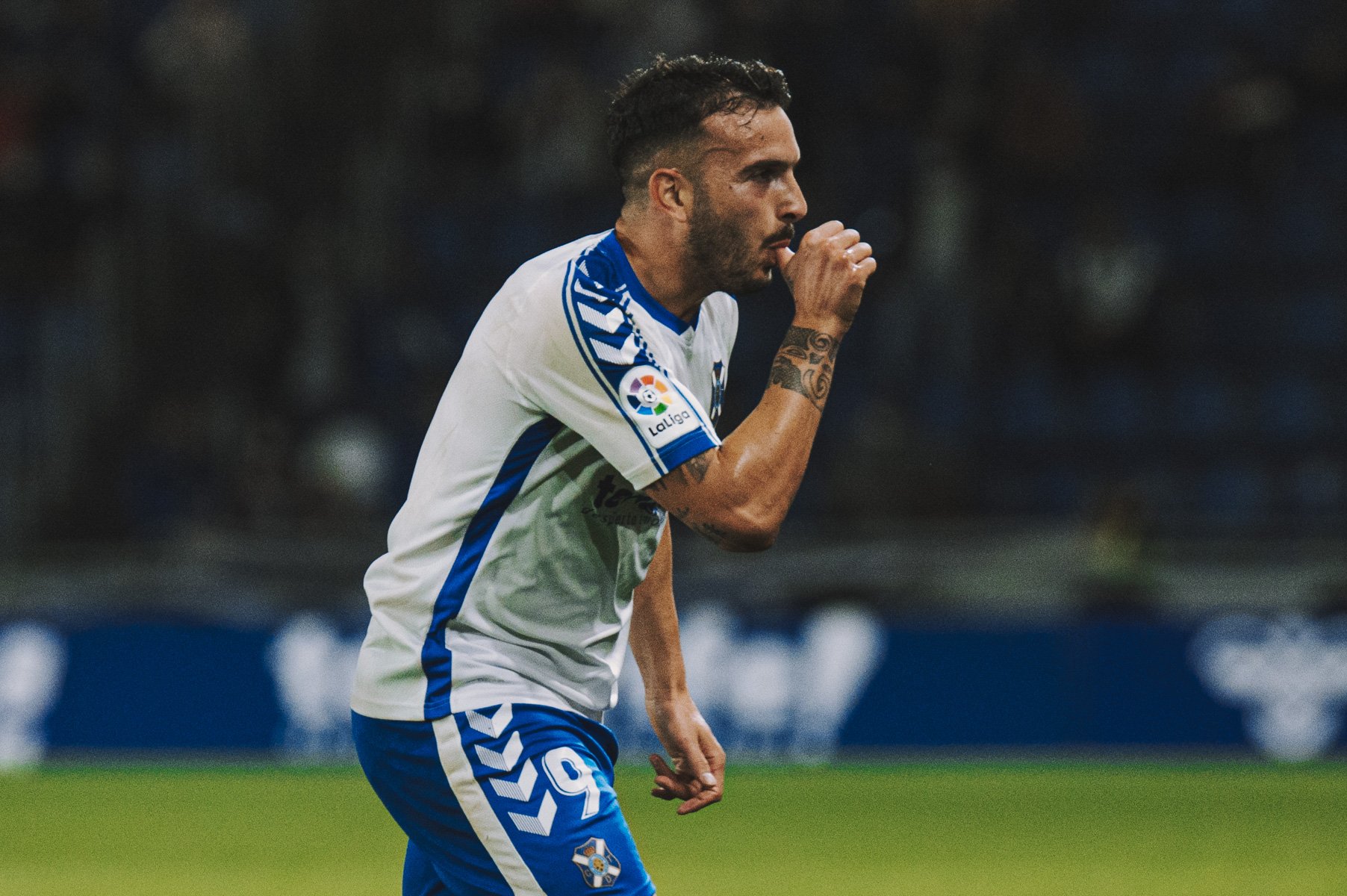 Elady Zorrilla celebra un gol (CD TENERIFE)