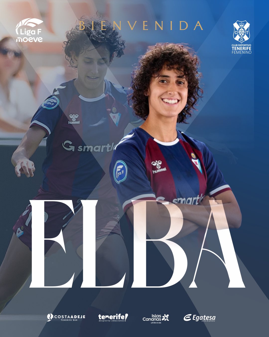 Elba Vergés, nueva jugadora blanquiazul (@CDTFemenino)