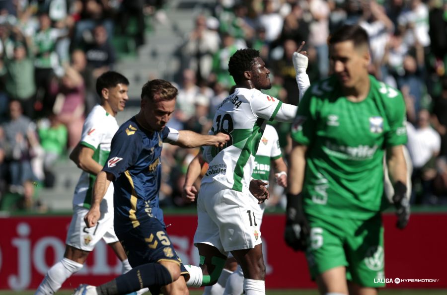 Kaba celebra el 1-0 (LALIGA).