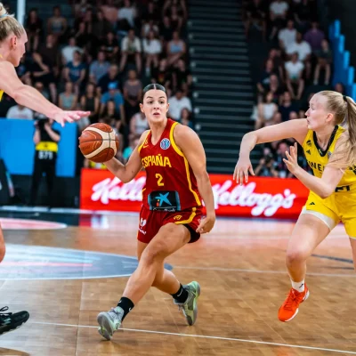 Elena Buenavida contra Suecia (FIBA)