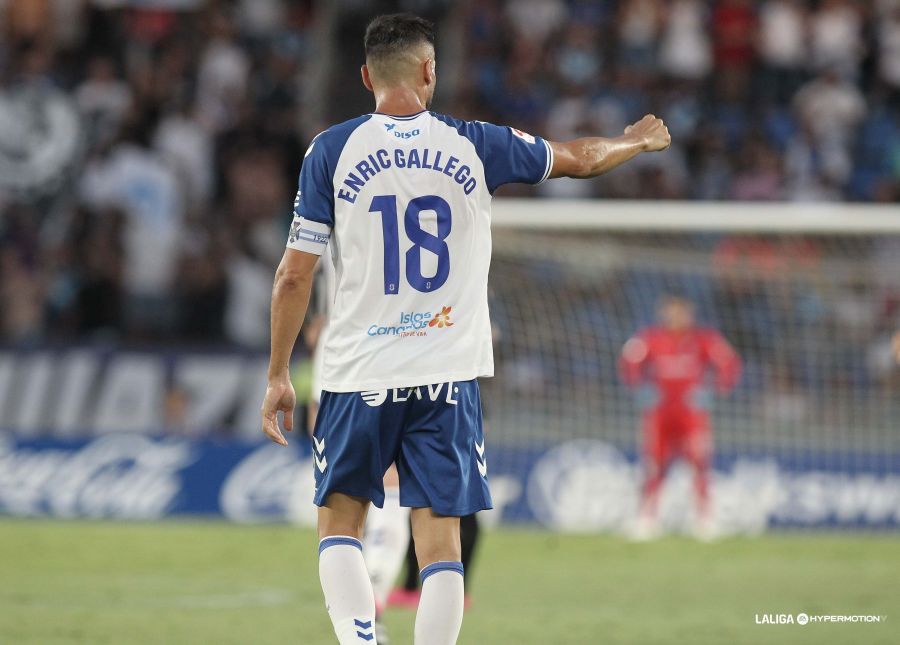 Enric Gallego en el partido contra el Albacete (LALIGA)