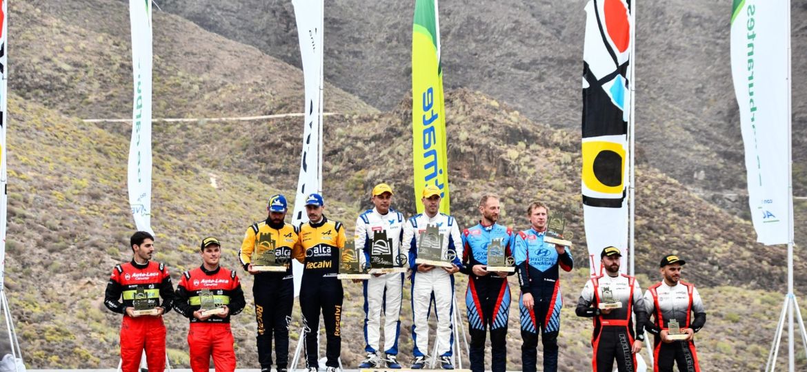 Enrique Cruz y Yeray Mujica en el pasado Rally Villa de Adeje (RallyVilladeAdeje.com)