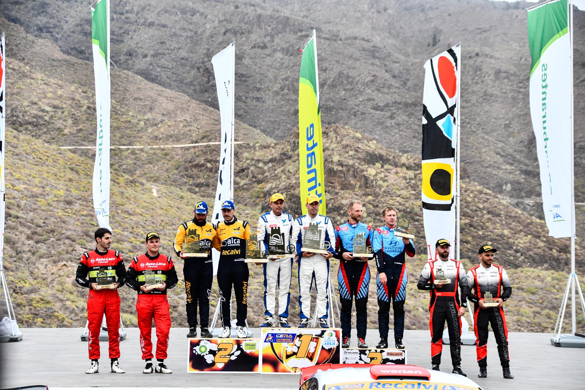 Enrique Cruz y Yeray Mujica en el pasado Rally Villa de Adeje (RallyVilladeAdeje.com)
