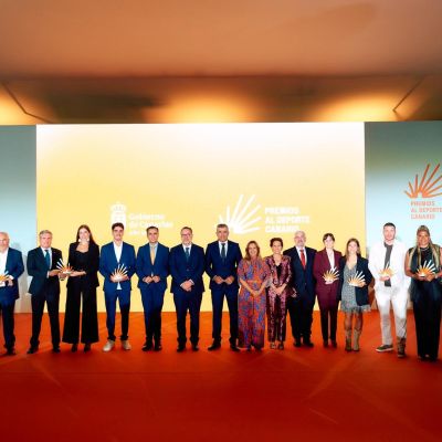Foto de familia en Premios del Deporte Canario 2025 (GOBIERNO DE CANARIAS)