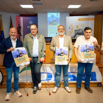 Presentación de la ‘final a cuatro’ de lucha canaria. (CEDIDA)