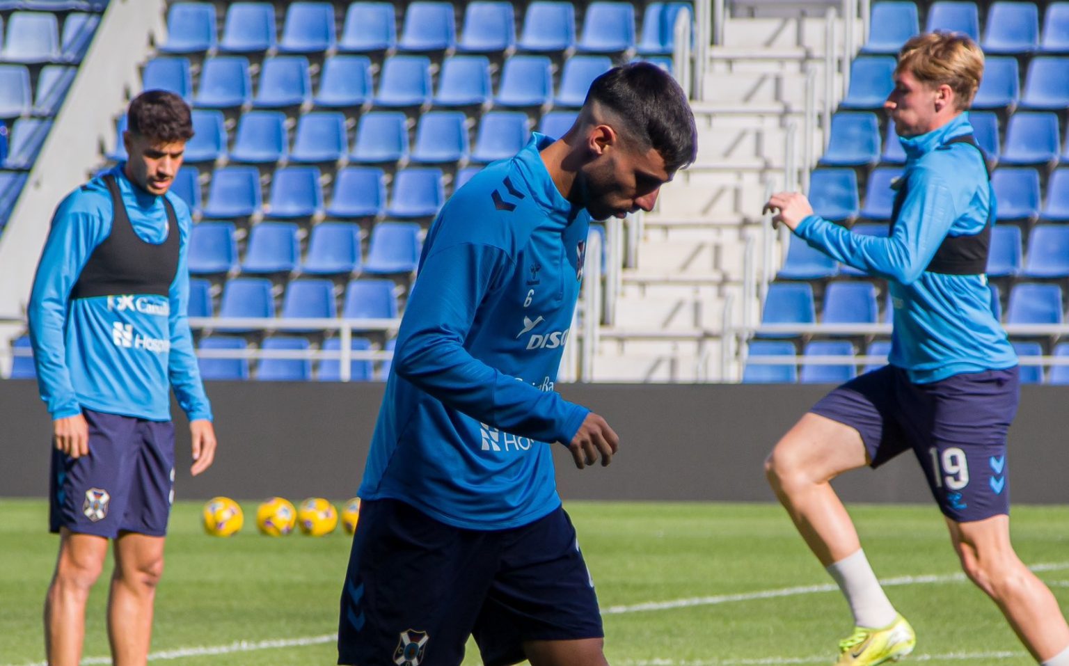 Fabio durante un entrenamiento (@CDTOficial)