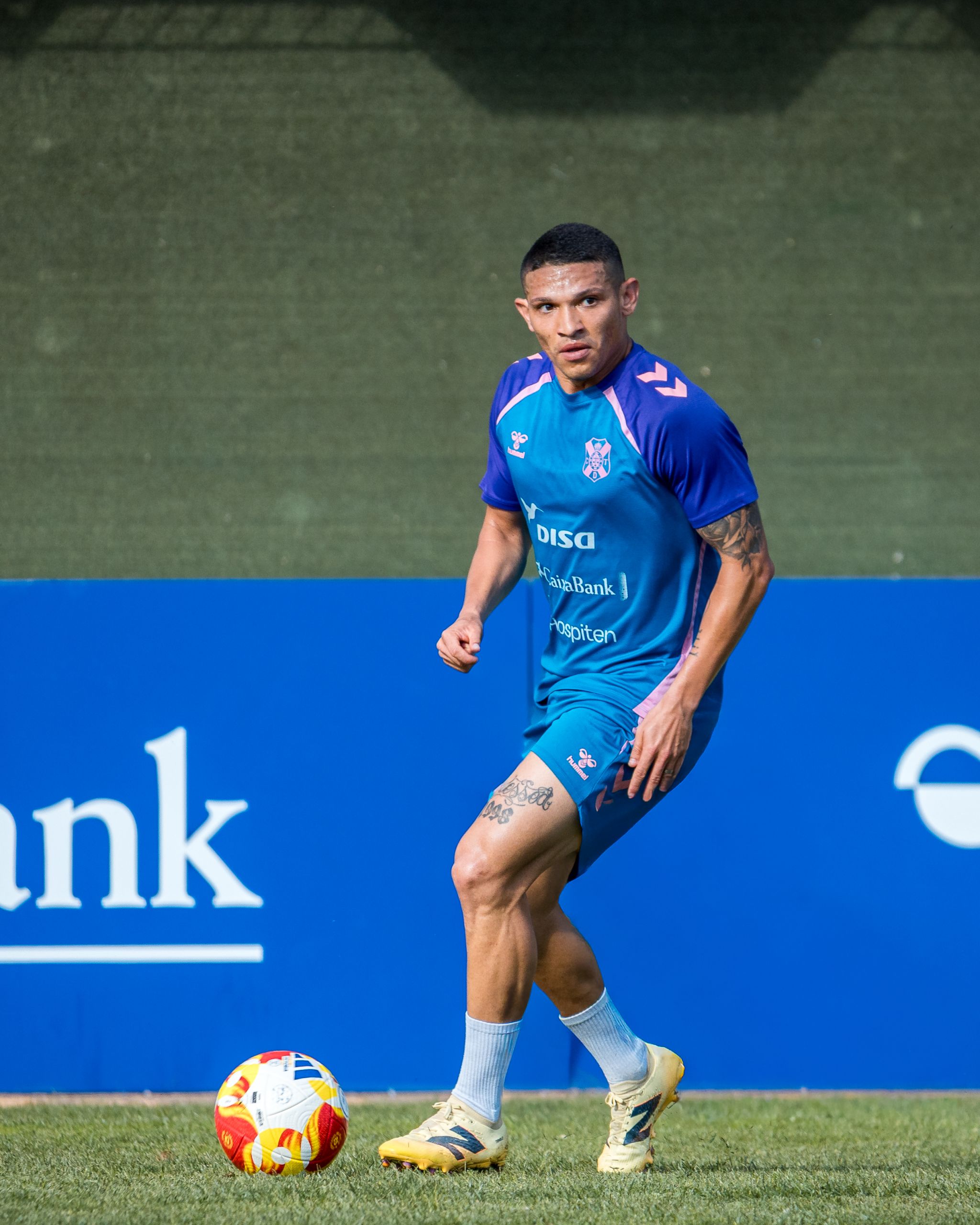 Fabricio en un entrenamiento (CD Tenerife)