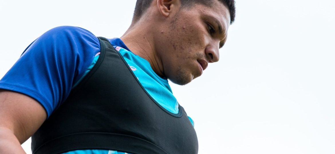 Fabricio entrenando (CD Tenerife)