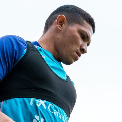 Fabricio entrenando (CD Tenerife)