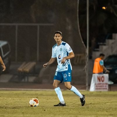 Facundo Agüero en el partido contra el Marino (CD Tenerife)