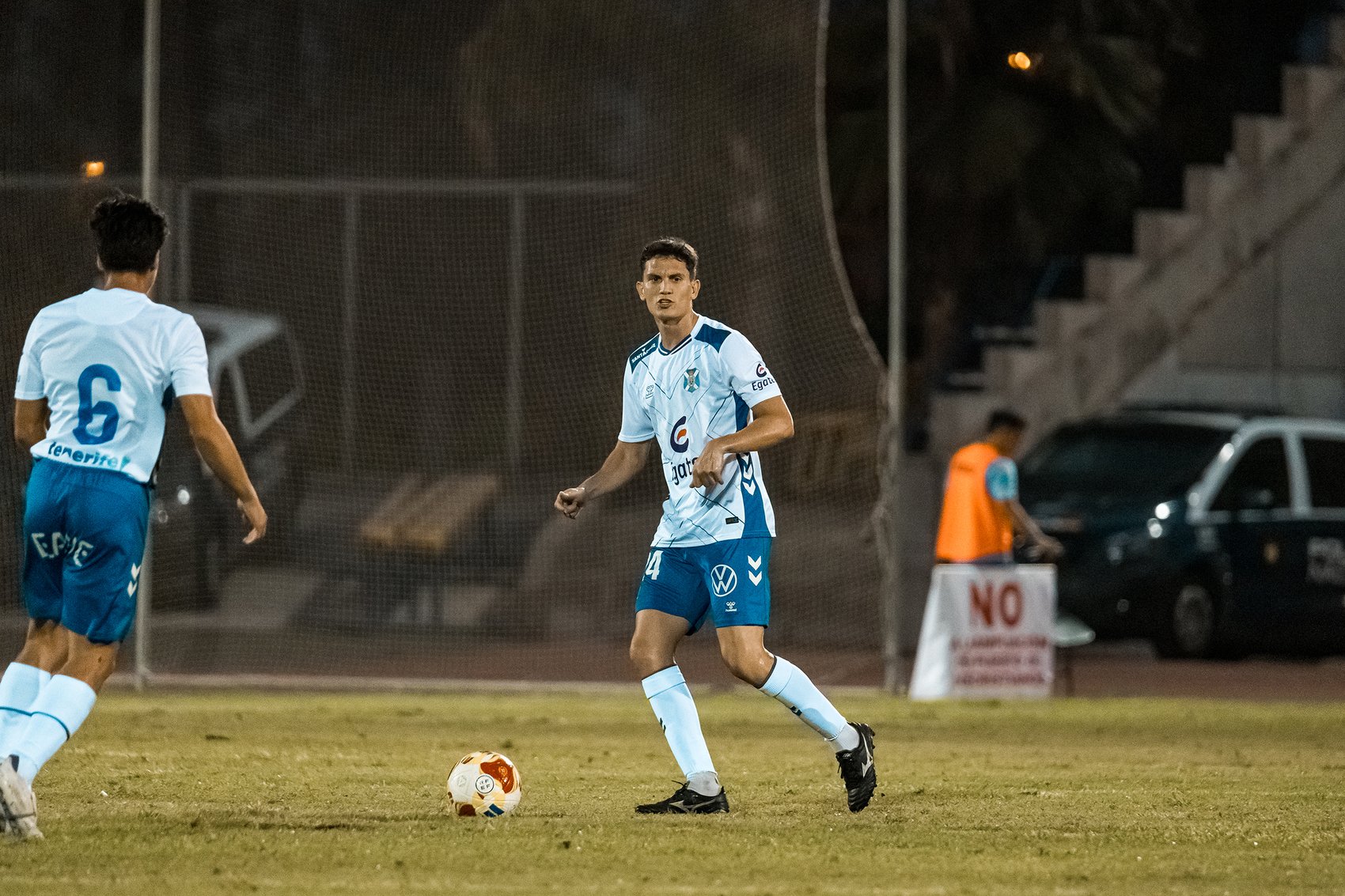 Facundo Agüero en el partido contra el Marino (CD Tenerife)