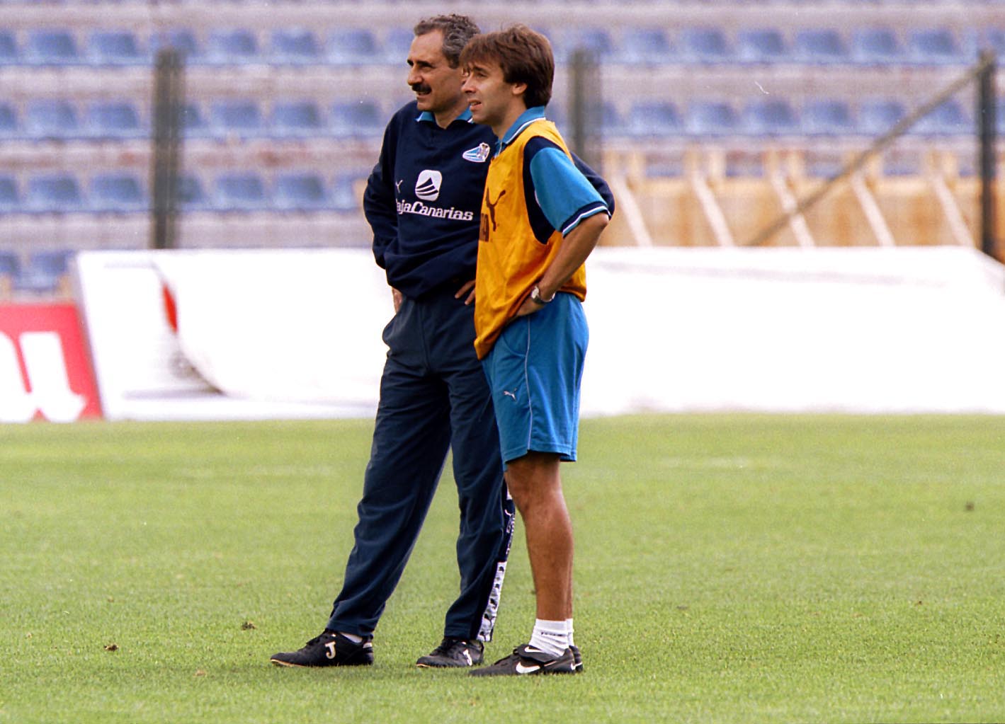 Felipe Miñambres, junto a Cappa (CD TENERIFE/ACAN).