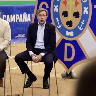 Felipe Miñambres en la presentación de la campaña de abonos 25-26 (@CDTOficial)