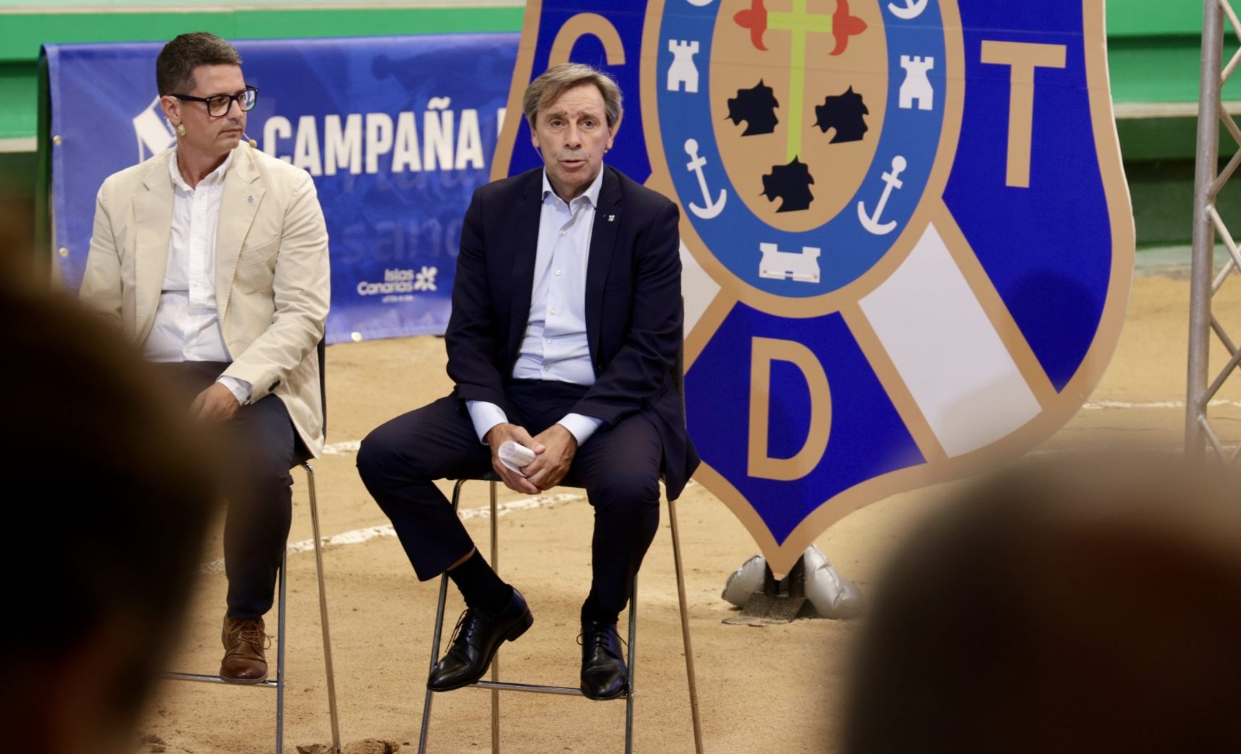 Felipe Miñambres en la presentación de la campaña de abonos 25-26 (@CDTOficial)