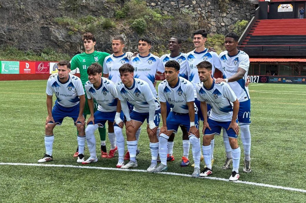 Formación del Tenerife C en las semifinales de Copa (@CdtCantera)