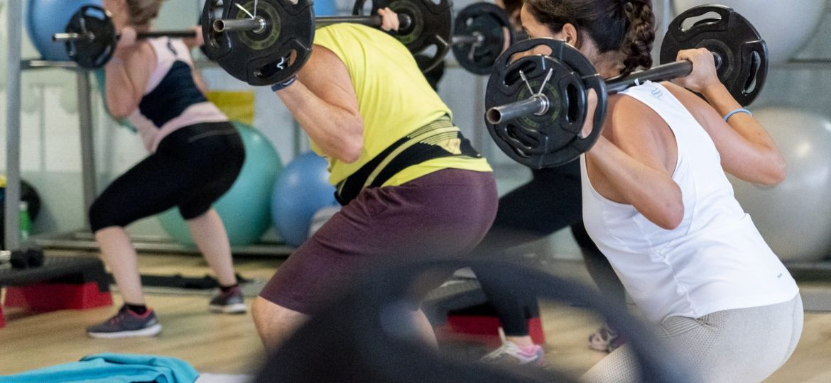 Fotos de personas haciendo sentadillas (CEDIDA)